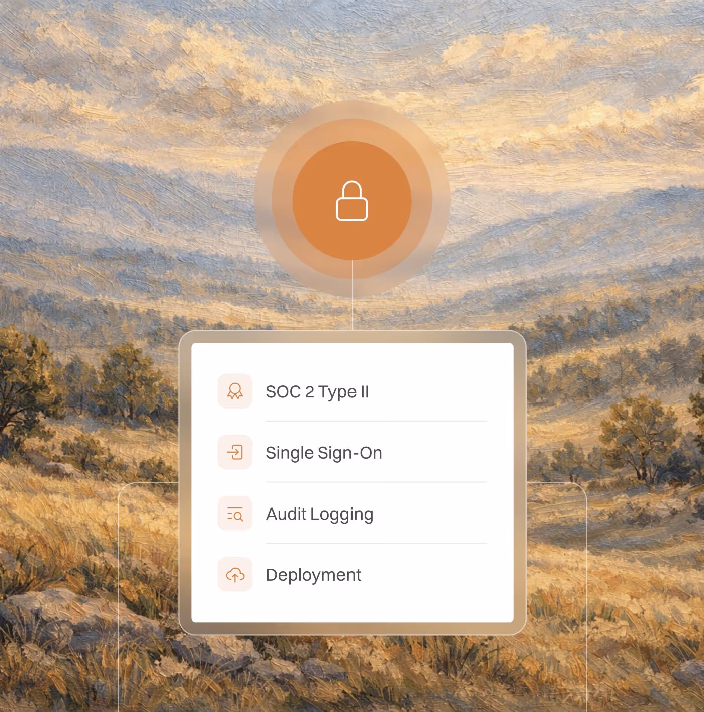 Enterprise-grade security and compliance with SOC Type II certification in progress.