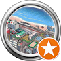 Tucson city aerial view icon with gold star badge representing local IT managed services