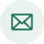 An icon representing an envelope set within a light green circular background.