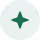 A green star icon centered in a light green circular background.