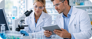 A woman wearing headphones smiles while sitting at a desk with a laptop. She has long hair and is handling colored sticky notes and a notebook. A Plant is visible in the background.