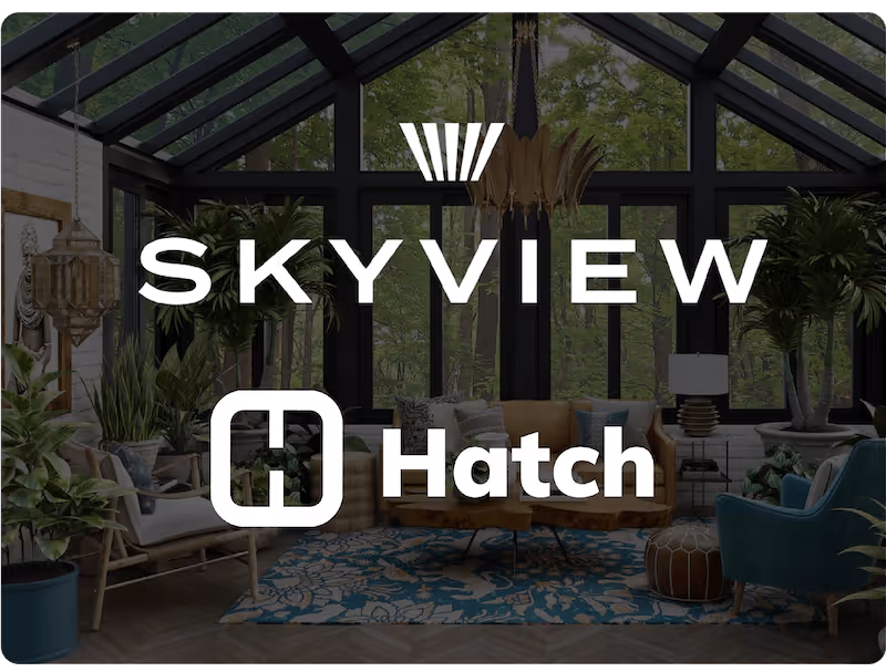 Skyview and Hatch logos