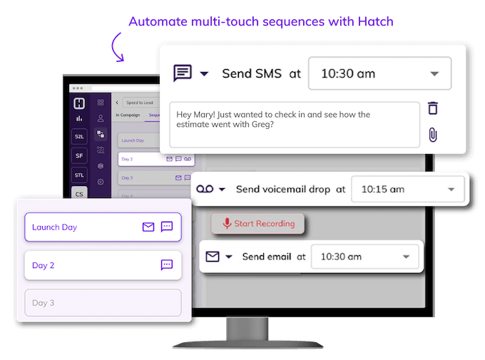 automated multi-touch sequences