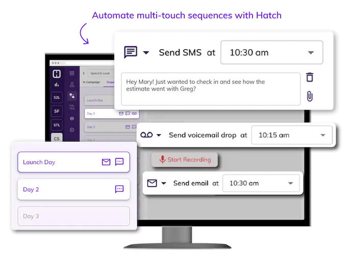 automated multi-touch sequences