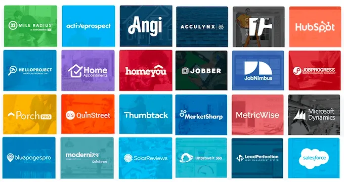 visual list of hatch integrations
