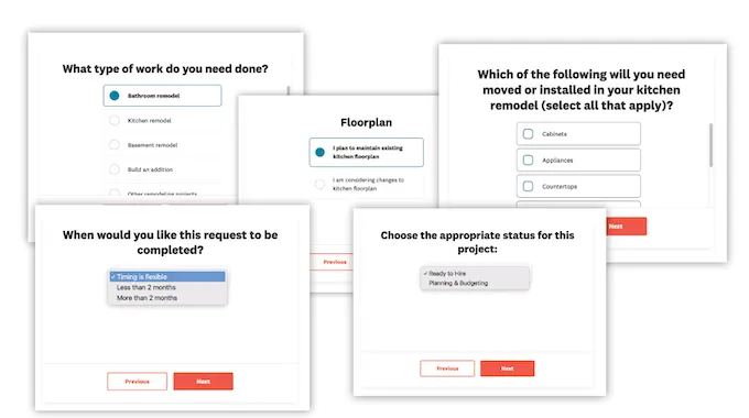 is angie's list worth it for contractors - customer questionnaire flow