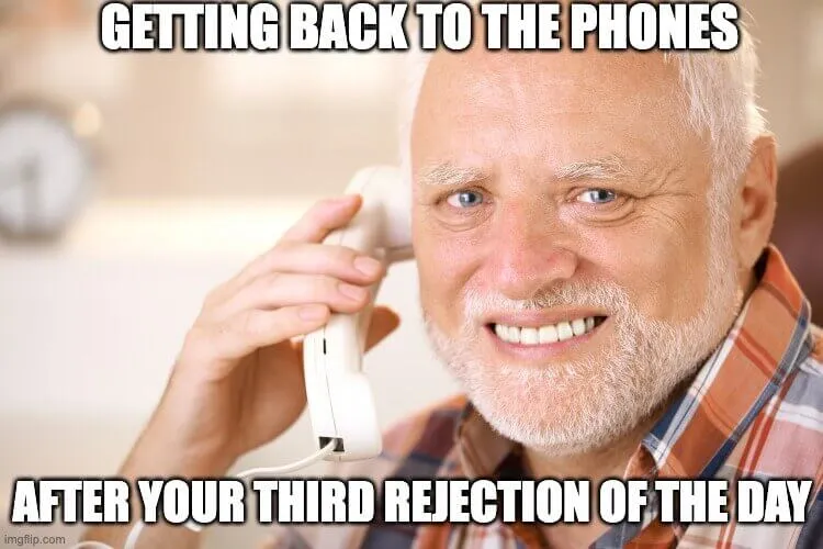 sales techniques - meme