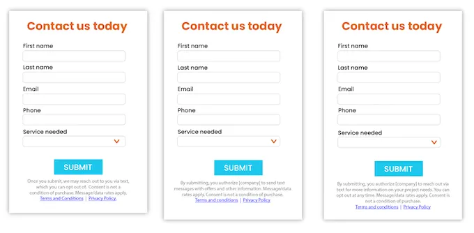 tcpa-sms-optin-form-examples