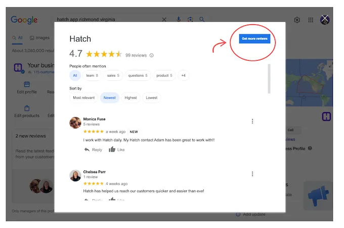 how to generate a google review link