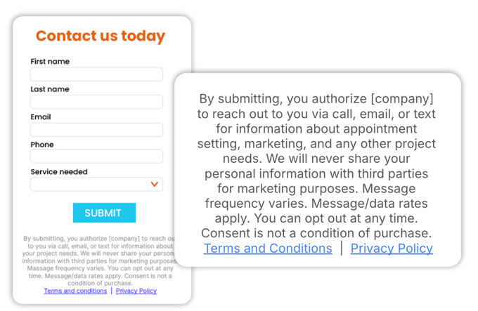 10dlc-compliant opt in form example