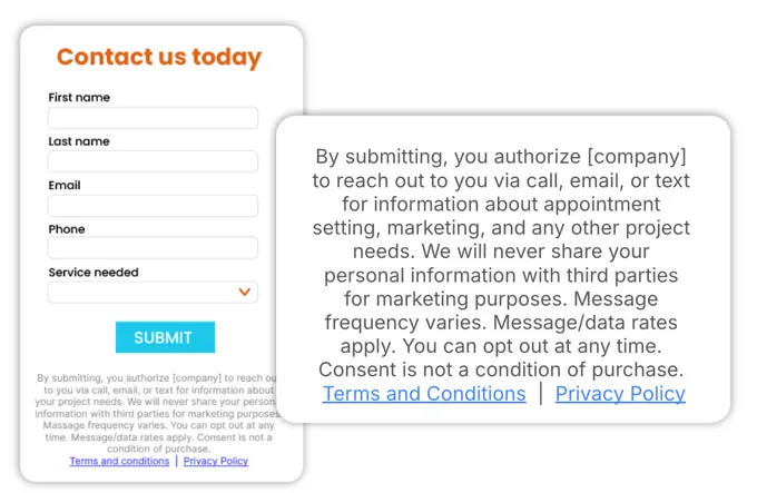10dlc-compliant opt in form example