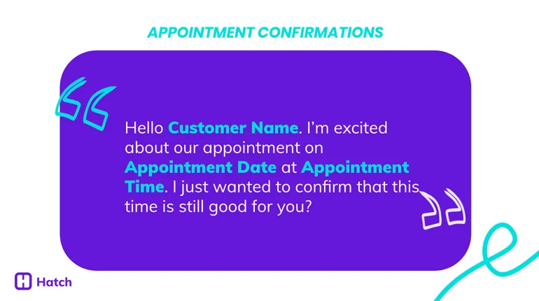 Appointment Confirmations 1