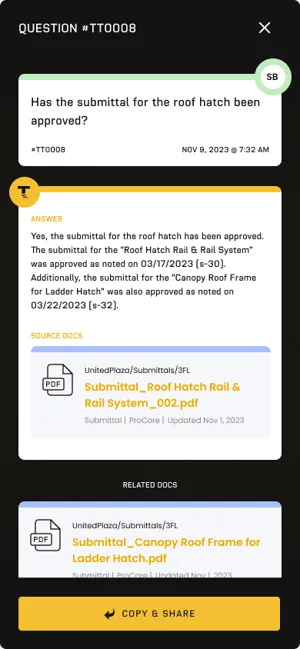 TrunkText generative AI example