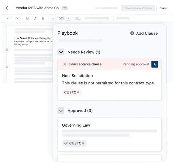 visual of Ironclad's ai streamlining process