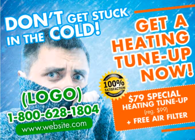 hvac marketing shoulder season guide - ad example