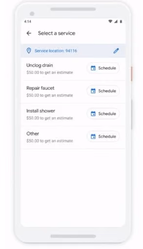 list your services
