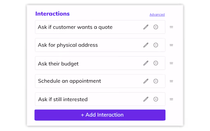 hatch assistant - ai chatbot for home improvement call centers - question examples