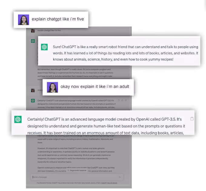 example of a chatgpt conversation