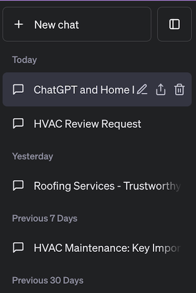 chatgpt conversation history example