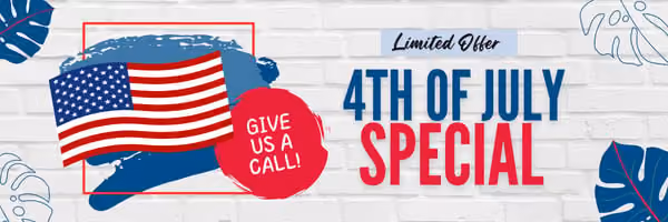 4th of july messages and social posts - promotional email banner