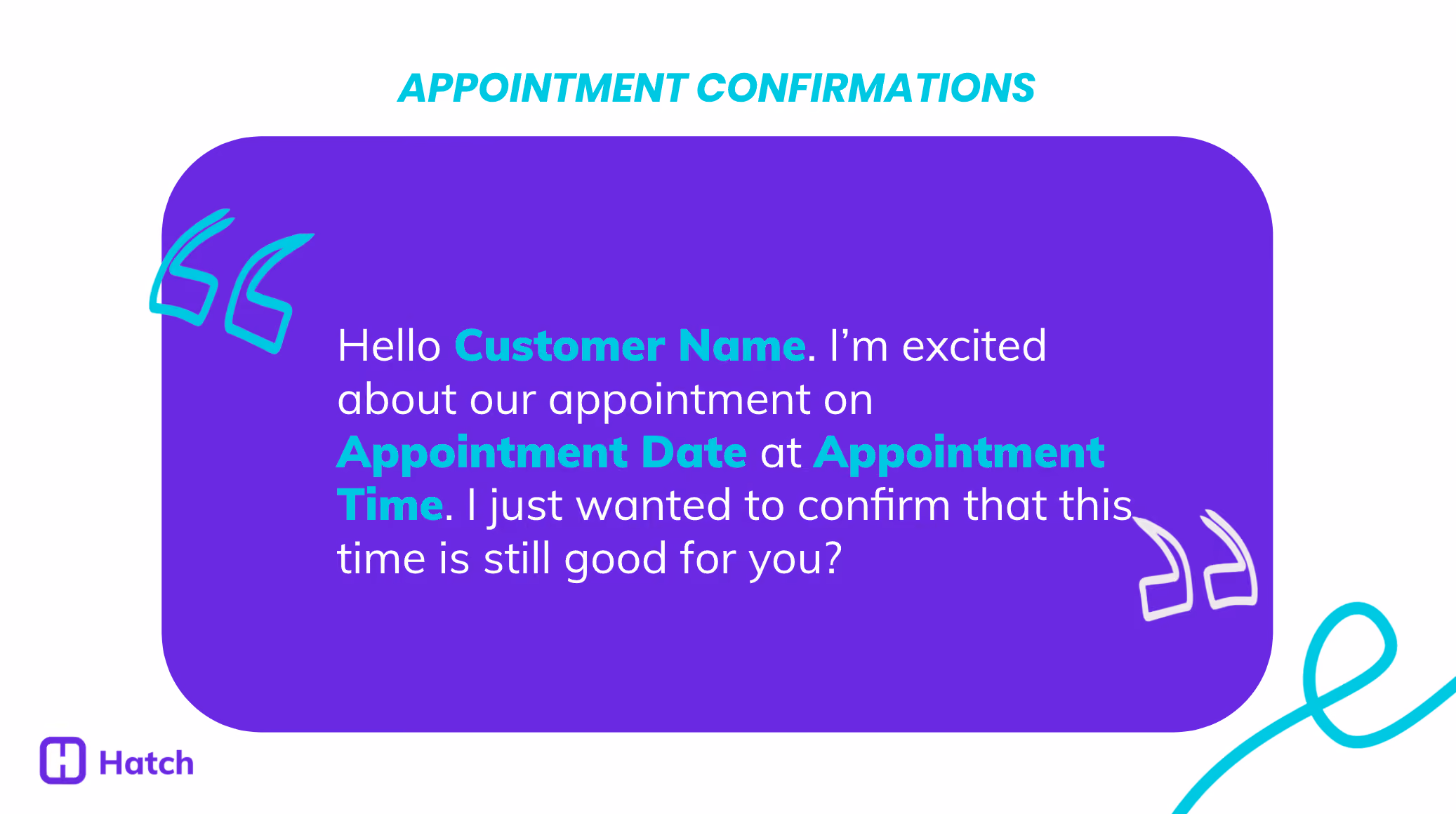 Appointment Confirmations 1