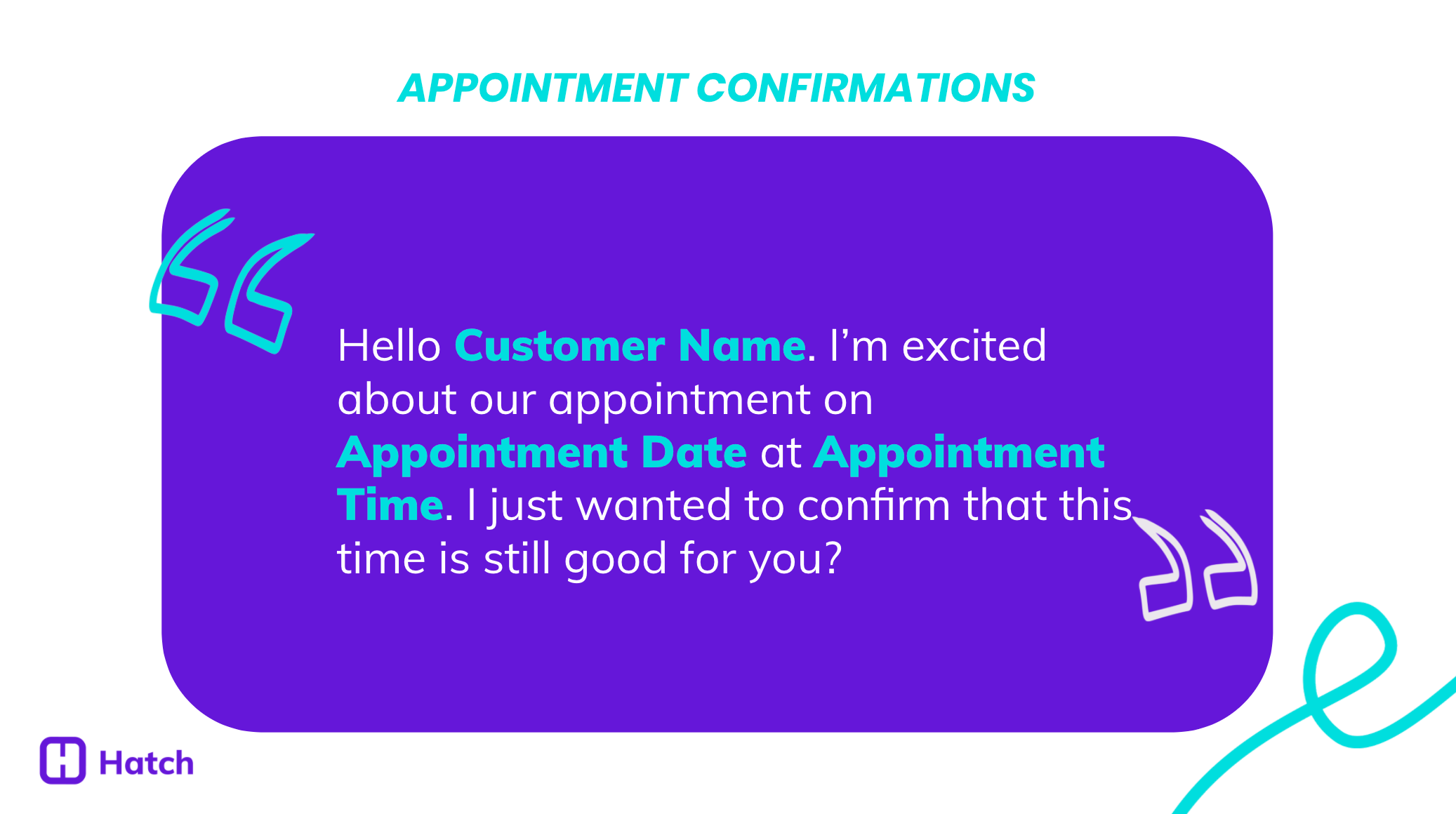 Appointment Confirmations 1