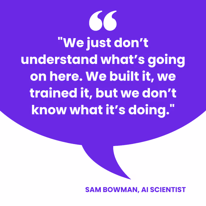 ai scientist quote by sam bowman