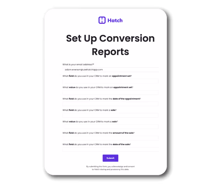 hatch-reporting-form