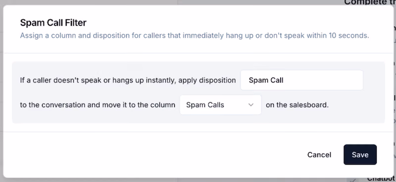 hatch voice ai spam call filtering