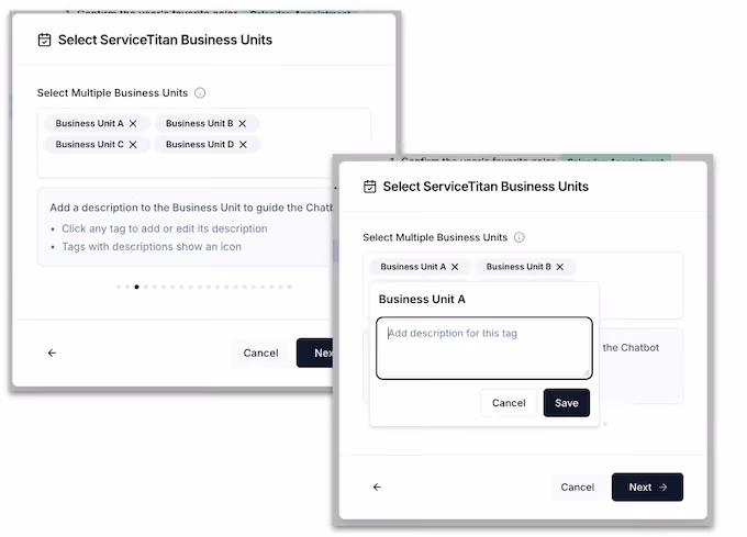 hatch ai - servicetitan business units