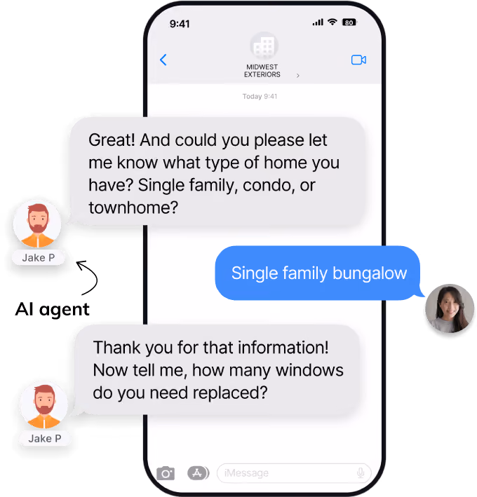 how hatch ai works - text conversation example