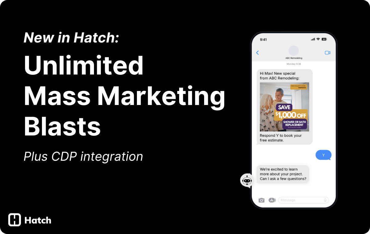 marketing blasts in hatch
