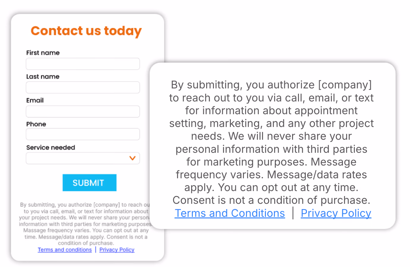 10dlc-compliant opt in form example