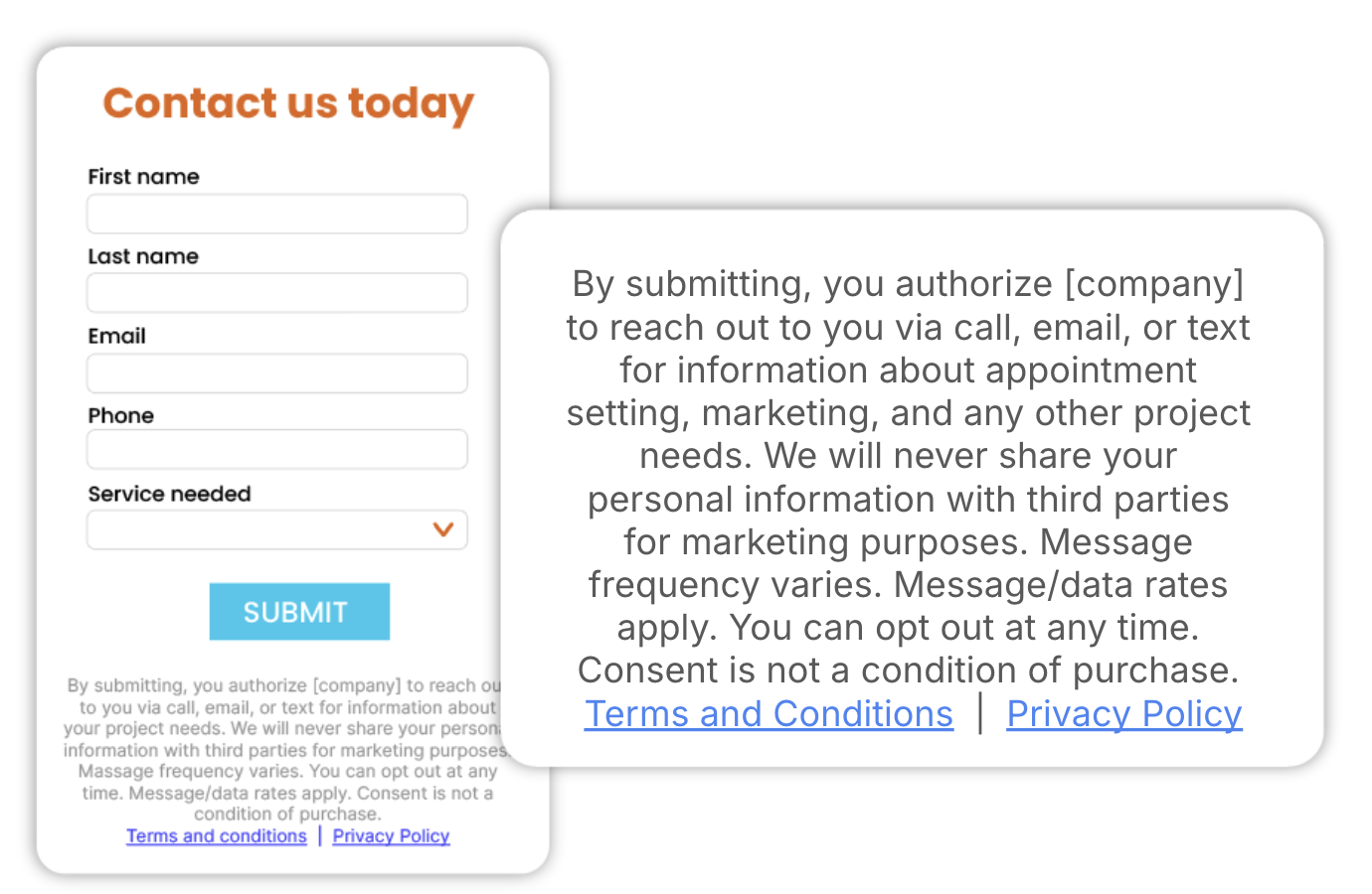 10dlc-compliant opt in form example