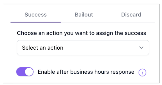 hatch ai - after business hours response toggle