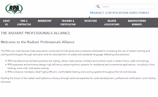 best hvac associations- rpa homepage
