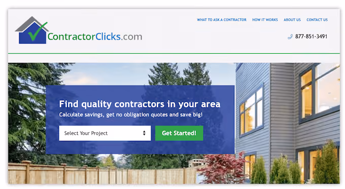 best lead generation websites for contractors - contractorclick