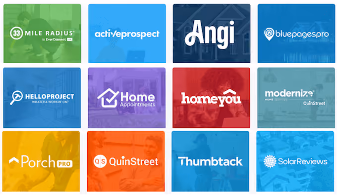 best home improvement marketing strategies - lead aggregators