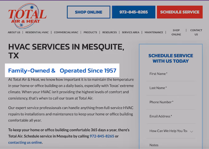 best home improvement marketing strategies - differentiator examples