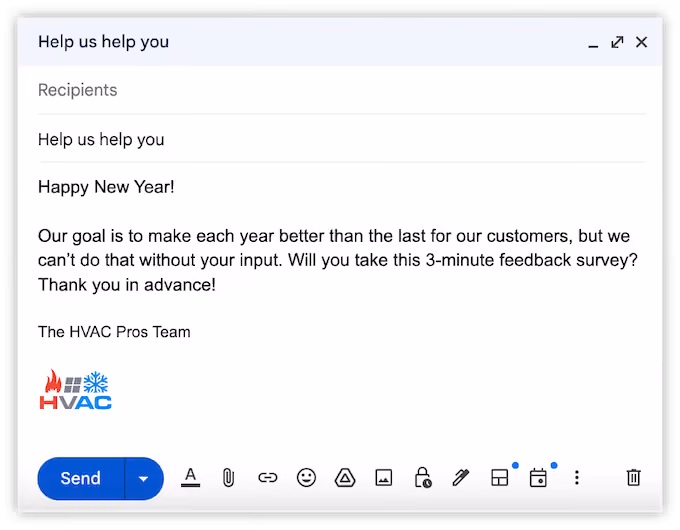 business planning checklist for contractors - customer feedback survey template example