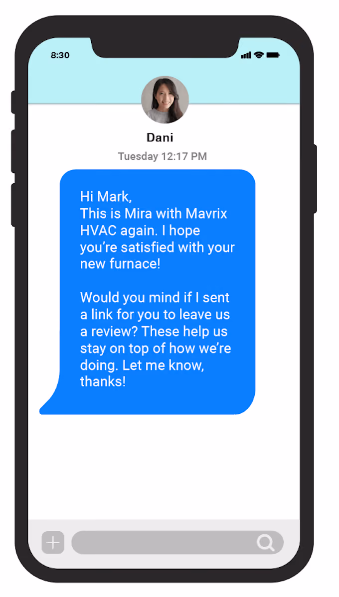example of how to request feedback from a customer