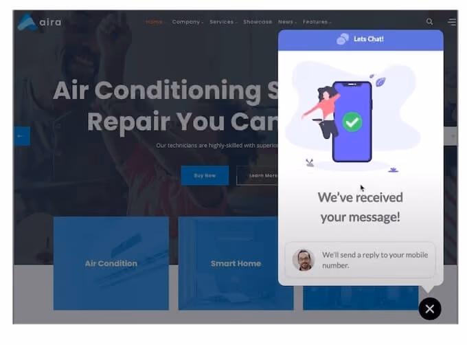 example of a live chat bot