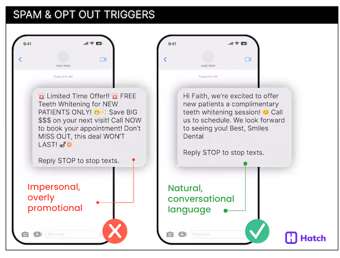 how to keep opt out rates low - natural language