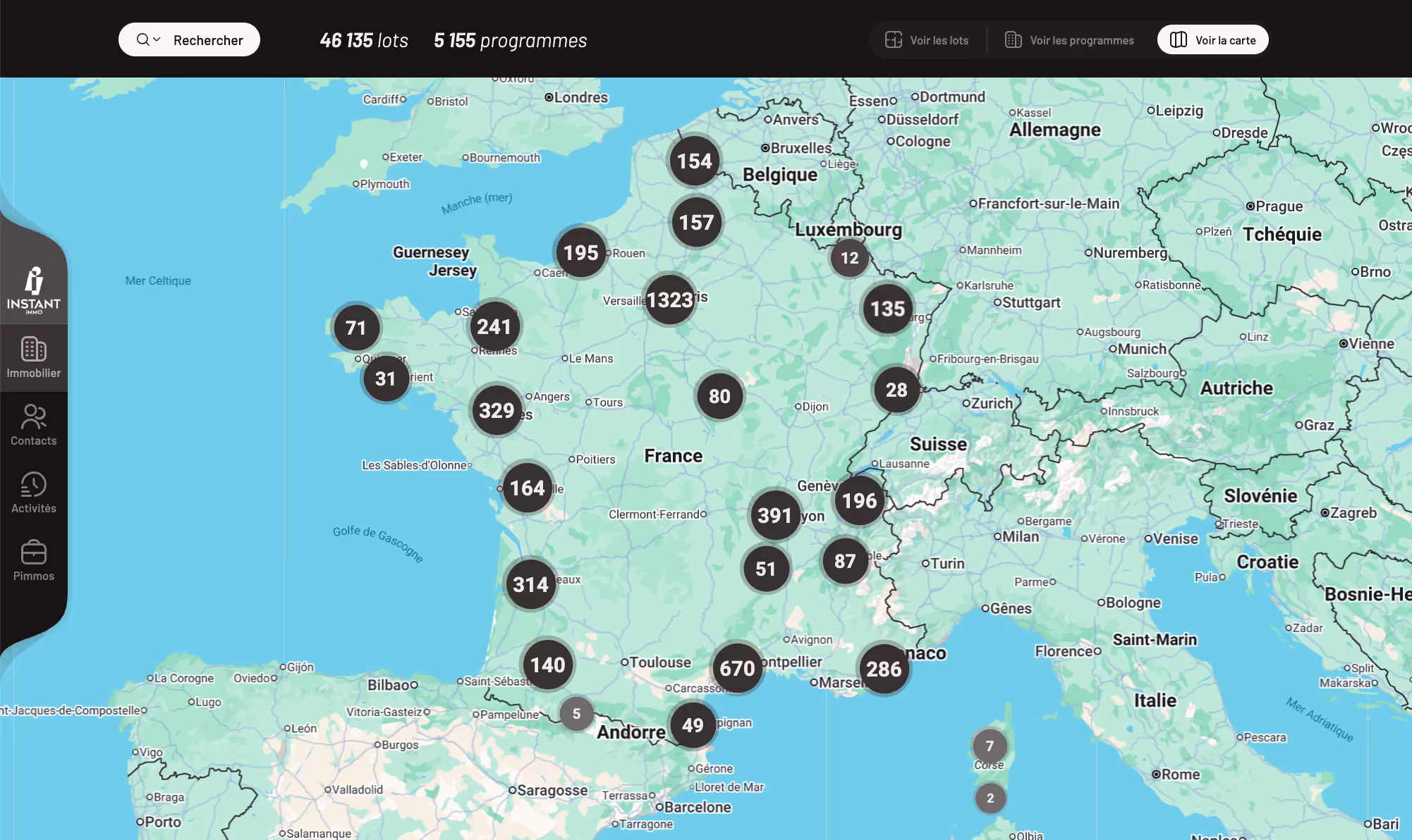 biens neufs disponibles instantimmo