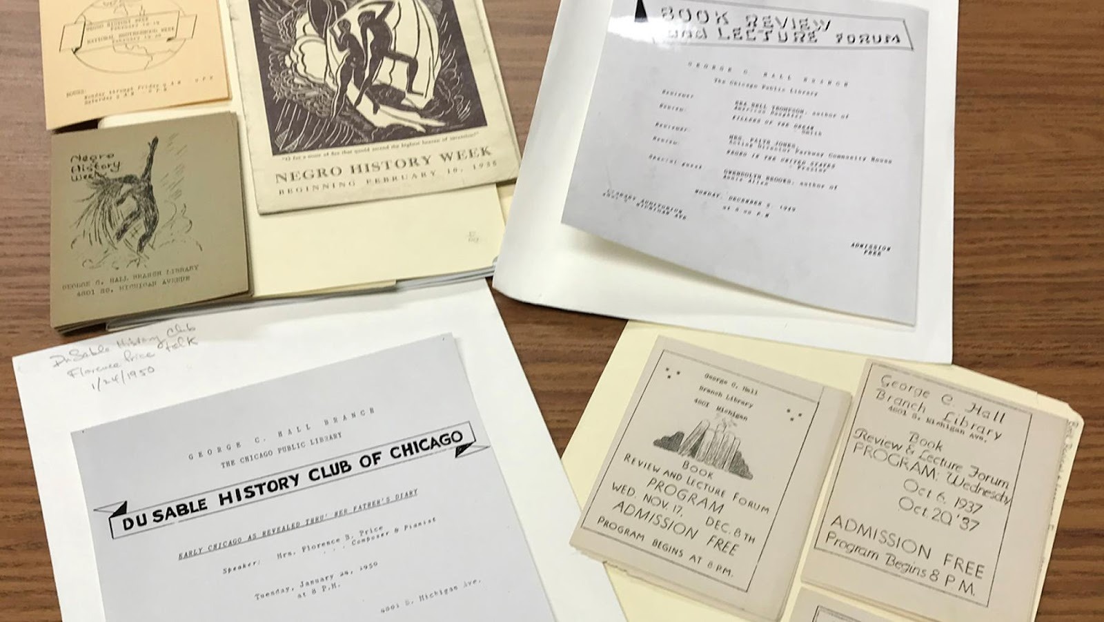 documents of the first negro history week in chicago