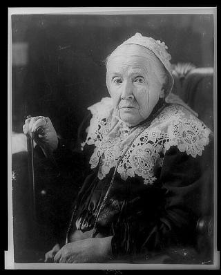 Julia Ward Howe, 1908. Founder of the first women's social club