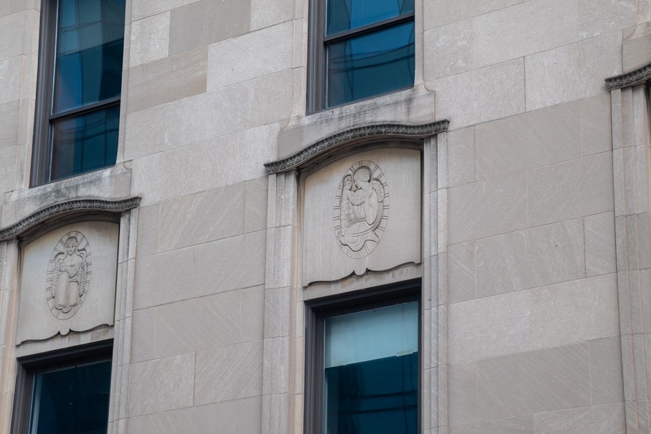 exterior building chicago women's club showing masonry work