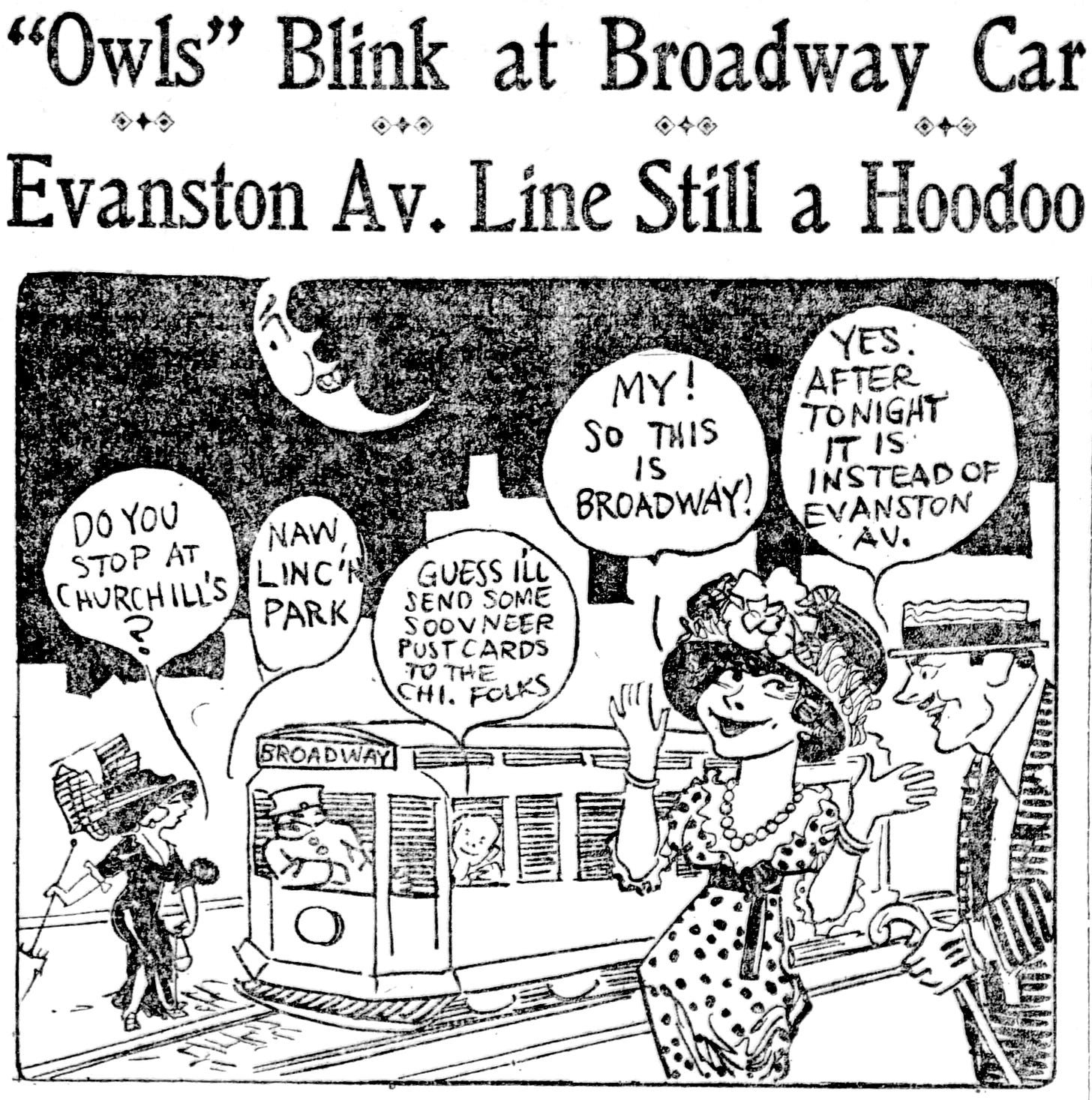 cartoon from the chicago harold about the renaming of chicago streets