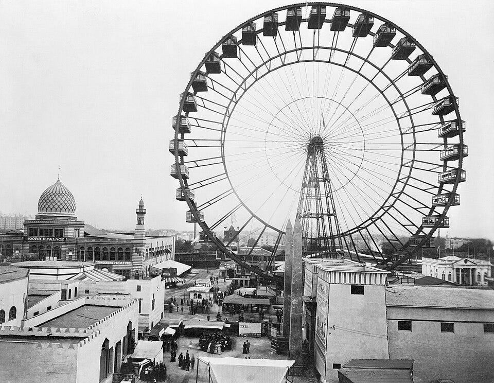 Ferris Wheel at the world's columbian exposition