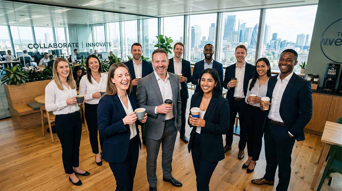 image of busy city street